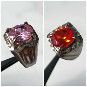 CINCIN PERMATA SERAI ASLI PROMOSI COMBO 2 BENTUK PINK DAN MERAH RM80