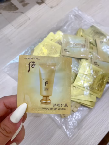 Kem nền BB cao cấp mịn che phủ tốt Whoo trang điểm Luxury BB Cream SPF20/PA++ ( Combo 10 gói kem )