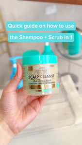 LUXE ORGANIX Scalp Cleanse Hair Detox Scrub Clarifying Treatment Shampoo 200g Dandruff Control