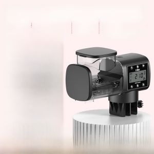 Automatic Fish Feeder Aquatic Animal Feeding Device Timed Turtle Food Dispenser Plankton Fish Feed Mini Circle Indoor Aquarium