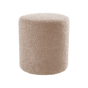 Scandinavian Clothing Store Best Selling Lamb round Sofa Low Stool Teddy Plush For Home Yuji Foreign Living Room Pedal Xiaohongshu