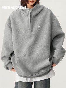 Heavyweight Zipper Front Womens Hoodie
