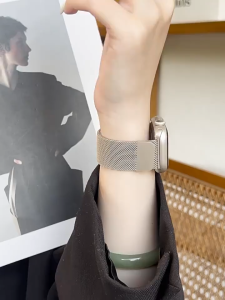 Milanese Metal Loop Universal 38-49mm Stainless Smartwatch Strap Untuk Apple Watch Ultra 5 4 3 2 1