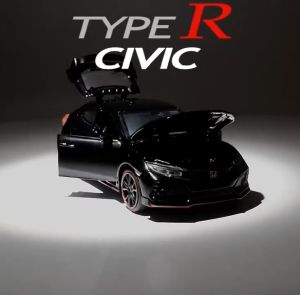 Miniatur Diecast Mobil Skala 1:32 Honda Civic Tipe R Limited Edition  Metal Besi Miniatur Mobil Mobilan Mainan Anak Die-Cast Mobil Miniauto