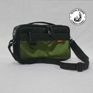 Tas selempang pria wanita multifungsi handbag clutch Sling bag