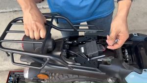 ตะแกรงท้าย Yamaha PG-1 ทรง P1 มีจับหลัง