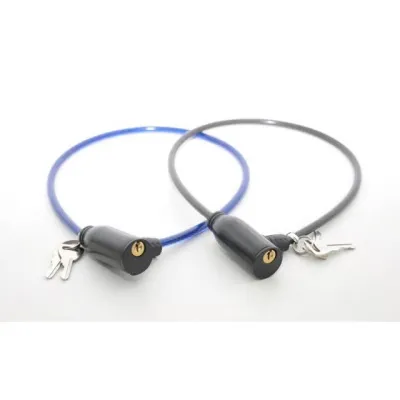 Gembok kawat 65cm kunci sepeda plastik / helm 0111