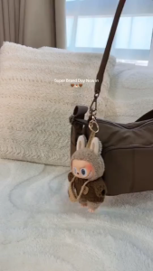【LOCAL STOCK】BAGSMART Crossbody Bag for Women Casual Outdoor Travel Handbags Cute Fluffy Hobo Bag with Adjustabl