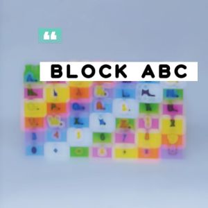 Acekids - Balok Susun Gambar Tulisan Abjad dan Angka Warna Warni Puzzle Block 48 PCS Bongkar Pasang
