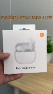 Xiaomi Redmi Buds 6 Lite ชุดหูฟังบลูทูธ I พร้อมการตัดเสียงรบกวน AI I หูฟังบลูทูธ 5.3 I ไมค์สองตัว I เวลาเล่นสูงสุด 38H - Lazada