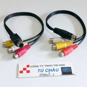 Cáp S Video / Cáp S video ra 3 AV (Cáp S Video chuẩn 4 Pin / 7 Pin)