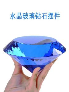 Gem Toy Crystal Kids Diamond Transparent Large Glass Furnishing Article Boy Girl Plastic Acrylic Color Fake