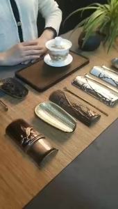 Bộ Xẻng Pha Trà Bằng Hợp Kim Thủ Công Thiết Kế Độc Đáo Dụng Cụ Lấy Hạt Cà Phê Truyền Thống Kung Fu Phụ Kiện Muỗng Trà.