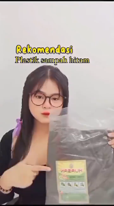 Plastik Sampah Hitam Trash Bag Packing