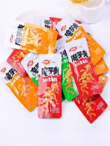 Weilong Spicy Konjac Vegetarian Ox Tripe Sweet and Sour Strips Soy-Meat Nostalgic Satisfy the Appetite Office Casual Snacks Small Package