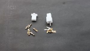 Socket + Skun Motor Mobil 6 PIN Mini Male Female - Soket Sambungan Kendaraan