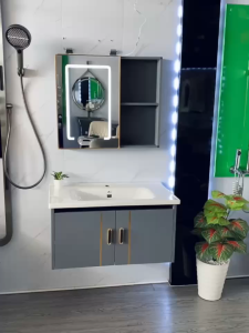 LHệ FREESHIP Tủ gương lavabo phòng tắm khung nhôm vỏ nhựa PVC cao cấp siêu bền đẹp - CT212 - Bảo hành 10 năm