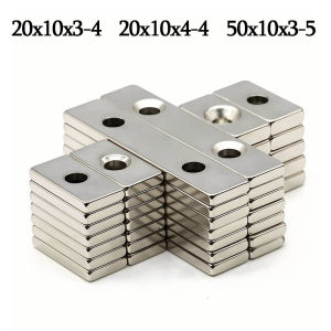 Powerful Block Magnet With holes Super Strong Refrigerator Magnets Cabinet Door Magnet Used for Office Whiteboards DIY