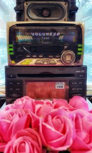 Máy phát nhạc liền Amply Addzest . Tính năng Output Rca . cd .tape. radio.