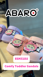 ABARO Super Light Comfy ESN31D2 ESN31D3 TROPIX PORTO Toddler Mule Clogs Comfy Toddler Baby Sandals/Selipar Bayi