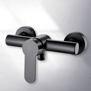 304 Stainless Steel Bathroom Shower Faucet Wall Mounted Triple Bathtub Faucet Hot and Cold Water Mixer Valve Nozzle Tap G1/2in