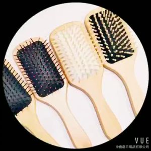 1 PC Alami Kayu Sisir Anti Statis Cushion Sehat Airbag Rambut Alat Pijat Perawatan (Putih)-Intl