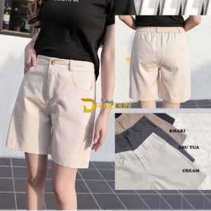 Hot Pants Jumbo Celana Pendek Wanita Santai Polos Hotpants Haighwaist Basic Korean Style Terbaru Kekinian