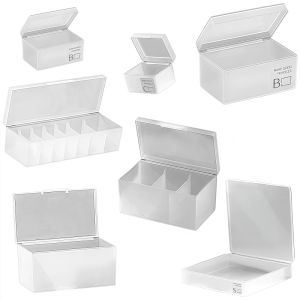 Dustproof Transparent Card Storage Box with Cover Japanese Style Tarot Card Organizer Box for Game King Ultraman Cards