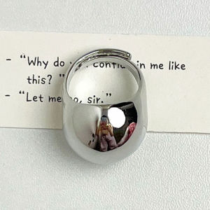 Elegant Minimalist round Ring for Women Open Finger Ring Metal Surface Polished Finish Fashionable Accessory by Shi Li