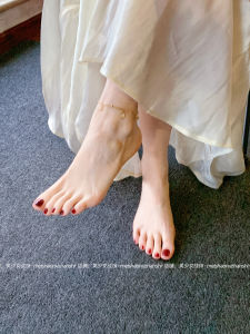 Double Layer Star Moon Ankle Chain Minimalist Elegant Chic Cool Style Unique Design Sensation Fashion Jewelry Foot Bracelet