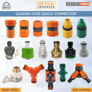 Garden Hose Quick Connector/ Faucet Adapter/ Tap Connector/ Pipe Fitting/ Quick Coupling/ Irrigation 1/2" 5/8" 3/4" 水喉万能接头配件 In-line Faucet Tap Shut Off Valve Fitting Watering Spliter