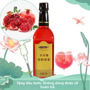 HONGQI | Syrup Hương Vị Đa Dạng Cho Nước Uống Hoa Cúc Nhài Bạc Hà Cam Xanh