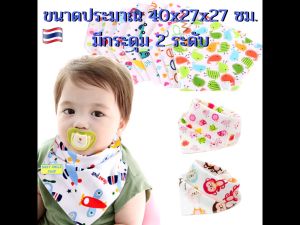 ขั้นต่ำ 3 ชิ้น กว่า 30 ลาย 40x27x27 ซม. ผ้าผูกคอแบบสามเหลี่ยมเอนกประสงค์ ผ้าเช็ด ผ้าซับน้ำลาย ผ้ากันเปื้อน ลายน่ารักสำหรับเด็ก SM632