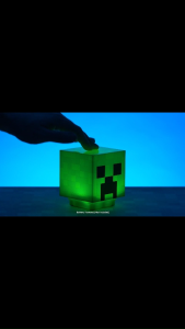 1pcs My World Creeper Light Green Creeper Nightlight with Creeper Sounds Movie Game Collectibles Toys Kid Gift Birthday Gift