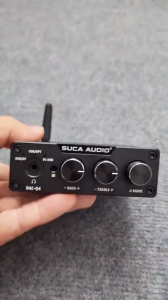 DAC Q4 Giải Mã Âm Thanh - Có Bluetooth Có Điều Khiển Đọc USB Chỉnh Bass Treble Đỉnh Cao