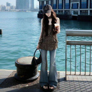 LIRUSHAN | American Vintage Leopard Print Tank Top