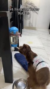 500ml Water Dispenser Drinking Bottle Pet Drinking Hanging Bottle for Pet Dog Dogs Cat Cats Hamster