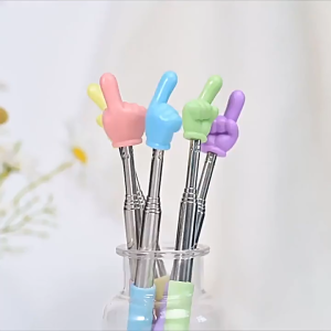 Teaching Pointer Stick Finger Design Retractable Teaching Pointer Reading Guide Stick Teaching Stick