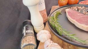 เนื้อสเต็กสันนอก นิวซีแลนด์ PS 130-170 กรัม เนื้อนำเข้าเอง มีฮาลาล