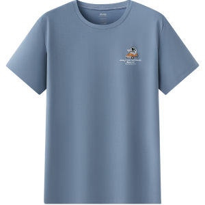 Jeep | Jeep Quick Dry Outdoor Breathable Round Neck Short Sleeve Mens T-Shirt Elastic Sports Shirt Ultra Light Cotton Uv Protection