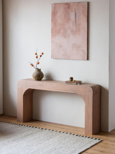 Rustic Wood Side Table Living Room Sofa Decorative End Table Customizable Artistic Style Pine Wood Finish Middle-Aged Fashion