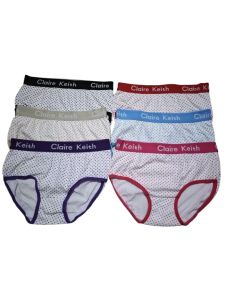 6pcs/12pcs Girls Teens Claire Keith Mesh Panties Bundle 👧 | Soft Breathable Briefs 12-15 Years | Colorful Everyday Underwear