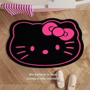 Thảm Phòng Tắm HelloKitty Dễ Thương Thảm Nhà Vệ Sinh Thảm Sàn Thấm Nước Hình Dạng Vuông Chống Trượt Cấp a Chống Ồn