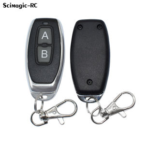 2 Nút 433 MHz Cửa Nhà Để Xe Điều Khiển Từ Xa Nhân Bản Bộ Phát Mã Cố Định Cổng KeyFob Bộ Phát Cầm Tay Để Đảm Bảo An Ninh Gia Đình
