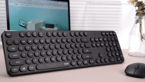 RAPOO X260S Wireless Keyboard & Mouse Combo | Silent Typing | Retro Chiclet Keys | 1000DPI Mouse | 24-Month Warranty
