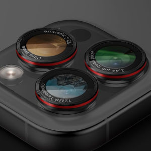 Camera Lens Protector Cover For iPhone 16e 16 E 15 Pro Max 14 Plus 13 Mini 12 11 iPhone16 Protection Phone Accessories Black Red