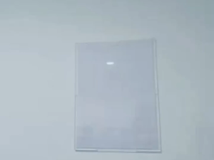 A4 Acrylic Display Frame Double Side Transparent Acrylic Sheet Holes Display Stand