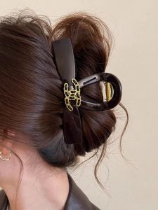 Womens New Fashion Sensation Butterfly Knot Hair Clip Shark Clamp Alloy Material out Style Hair Accessories