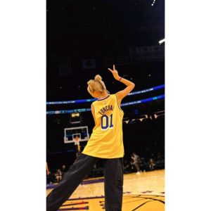 jersey BASKET girl band LAKERS