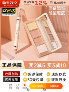 ปากกาแต่งหน้าแบบมีด้ามสองหัว Thyra Brightening Concealer Pen สำหรับผิวแห้ง ปิดรอยสิว รอยดำใต้ตา รอยถลอก สำหรับผู้หญิง